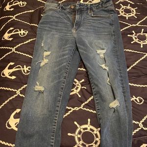 Abercrombie & Fitch High Rise, Super skinny. Size 28